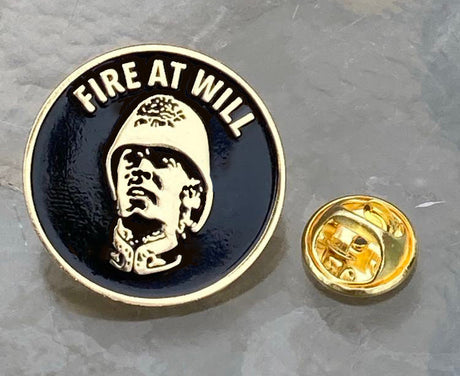 Sir Michael Caine Zulu Pin Badge Fire at Will gift for Veterans
