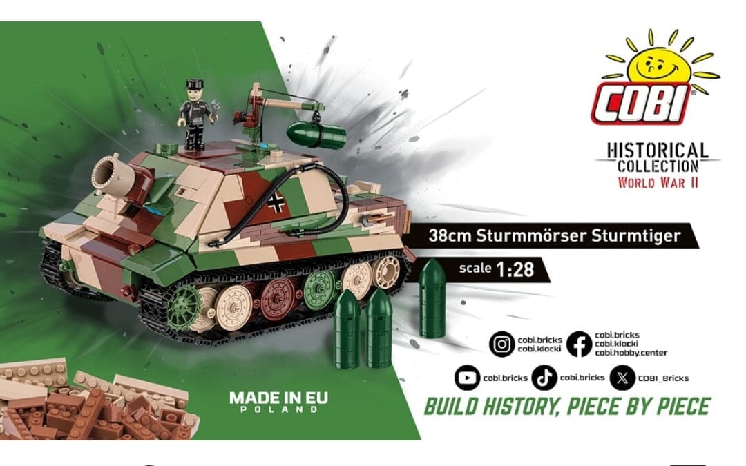 Sturmmorser Tiger "Sturmtiger" brick tank model