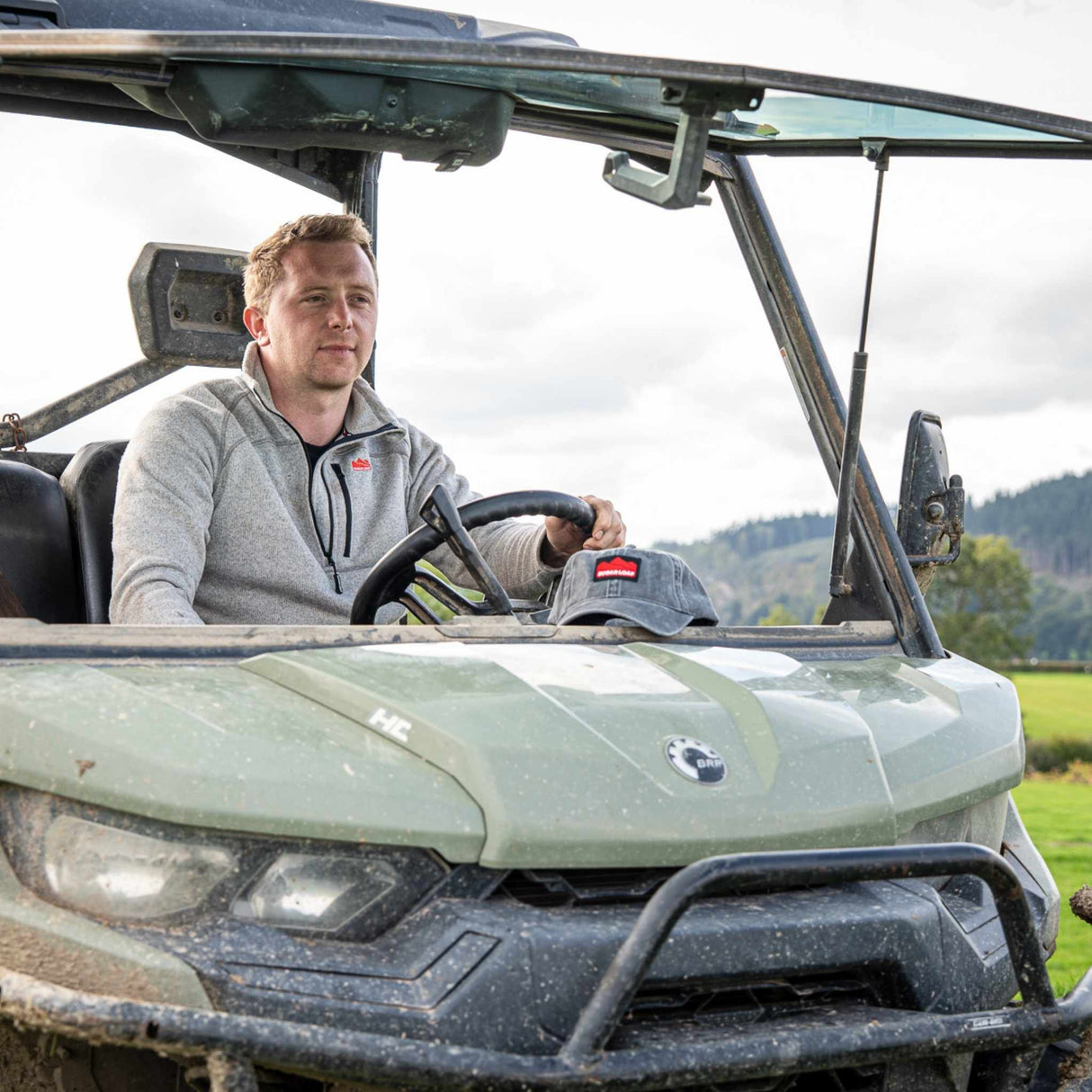 Sugar Loaf Fell Half Zip Fleece - Ash