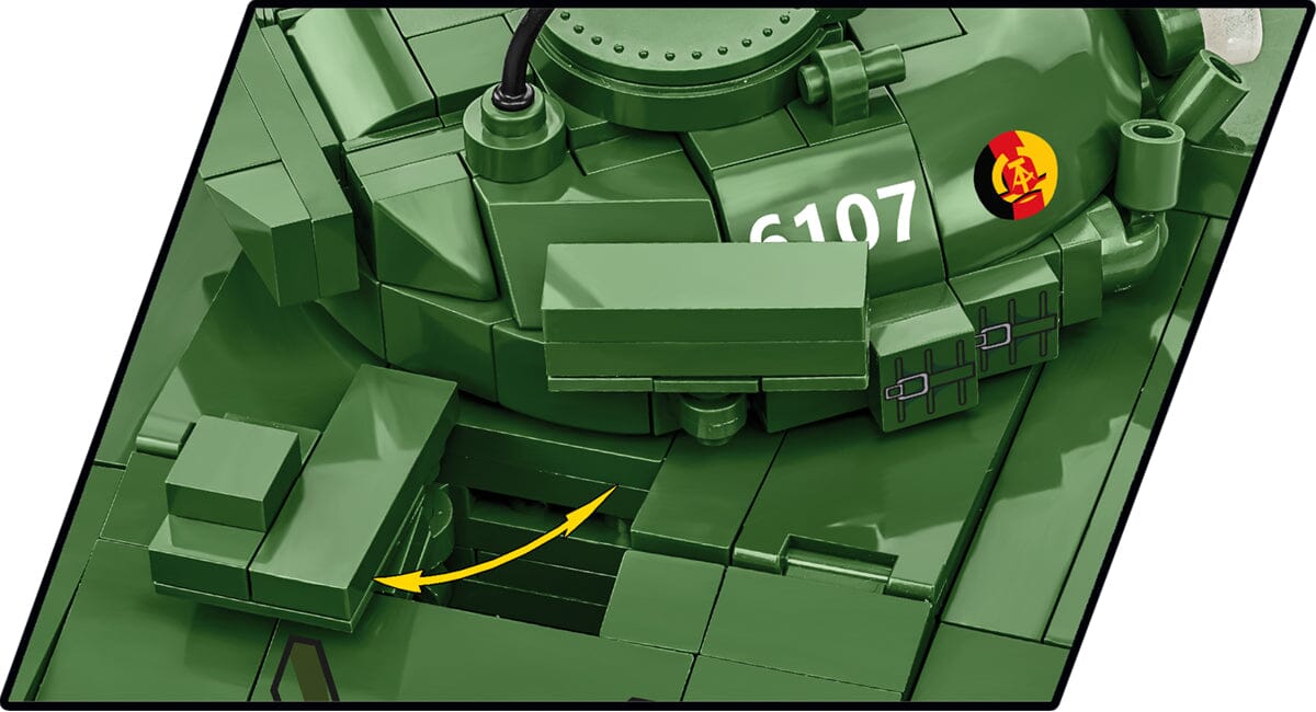 T-72 M1 DDR and RU brick tank model 