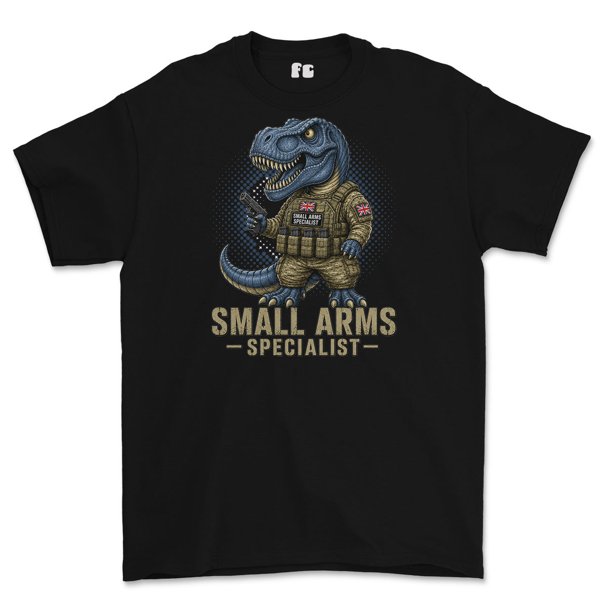 Small Arms Specialist T-Rex Printed T-Shirt