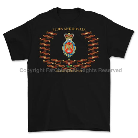The Blues and Royals Battle Honours Printed T-Shirt