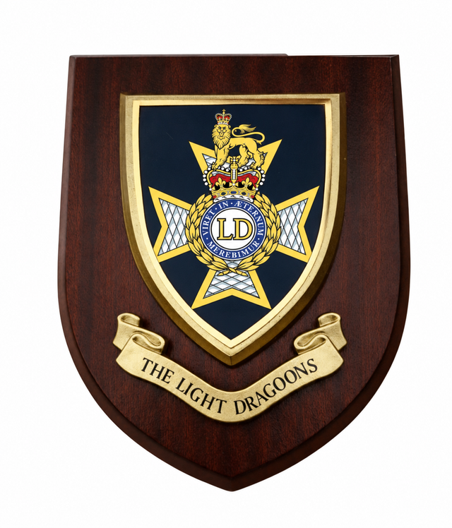 The Light Dragoons - Wall Shield Plaque | MOD Licensed Seller