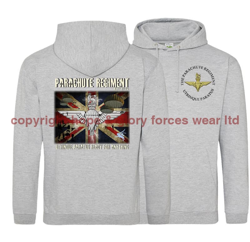 The Paras 'Ready For Anything' Double Side Printed Hoodie