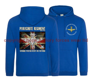 The Paras 'Ready For Anything' Double Side Printed Hoodie