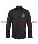 The Rifles Regiment Embroidered Long Sleeve Oxford Shirt