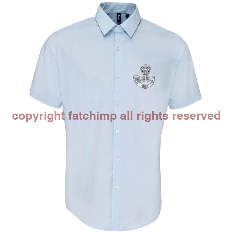The Rifles Regiment Embroidered Short Sleeve Oxford Shirt