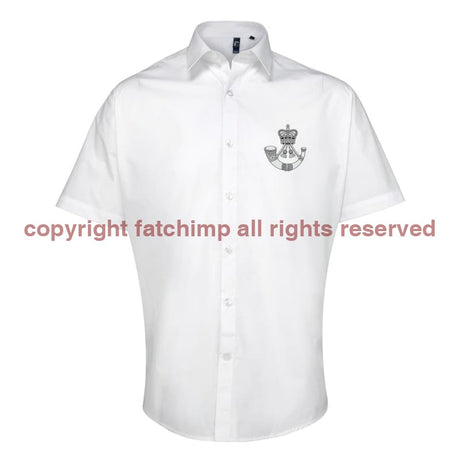 The Rifles Regiment Embroidered Short Sleeve Oxford Shirt