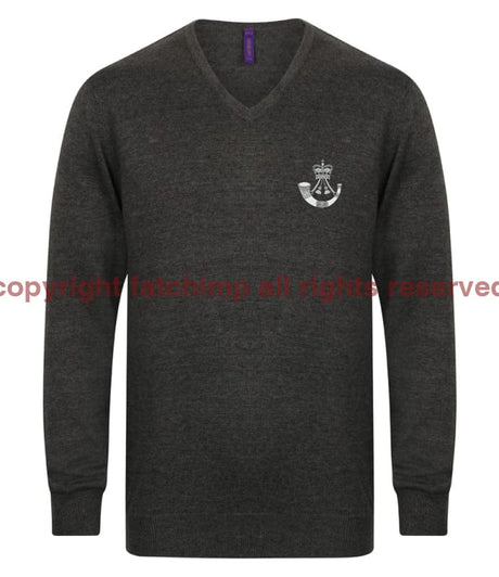 The Rifles Regiment Lightweight V Neck Sweater