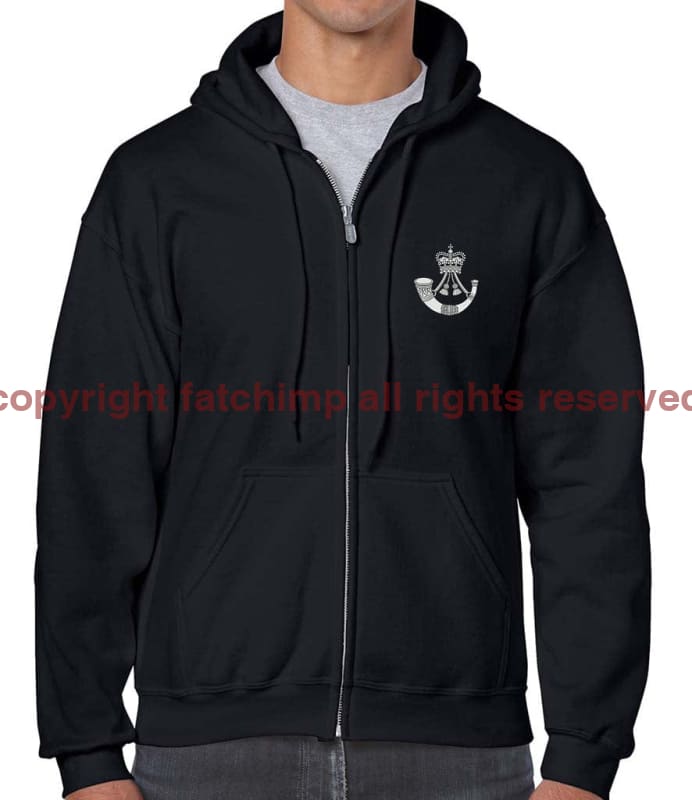 The Rifles Regiment Unisex Full Zip Hoodie