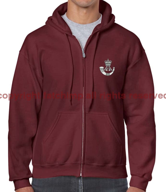 The Rifles Regiment Unisex Full Zip Hoodie