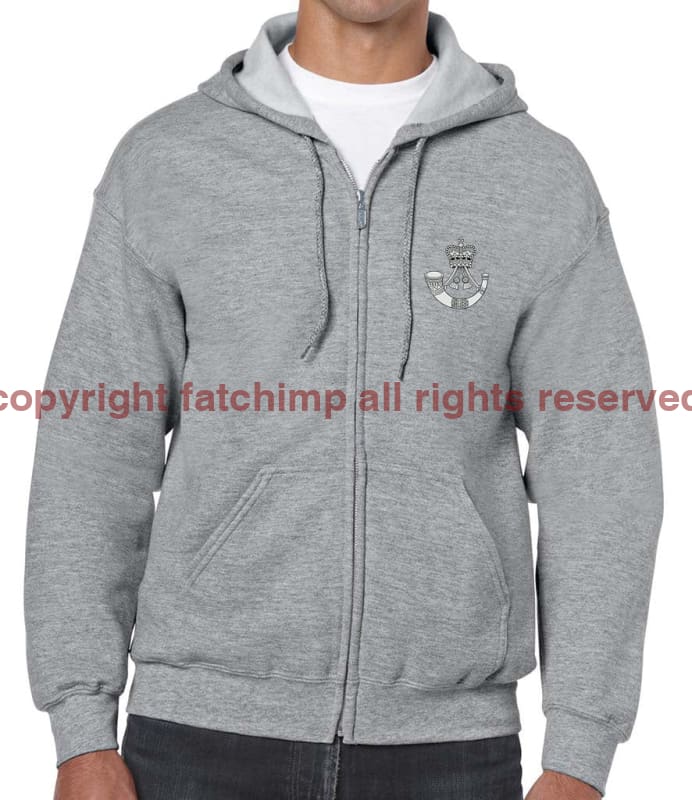 The Rifles Regiment Unisex Full Zip Hoodie