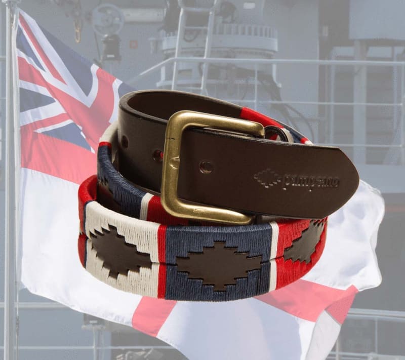THE ROYAL NAVY LEATHER POLO BELT