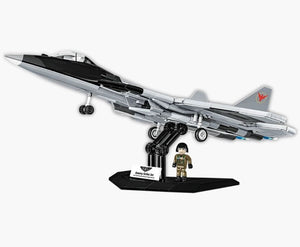Top Gun SU-57 Felon brick plane model - COBI 5921 - 816 bricks