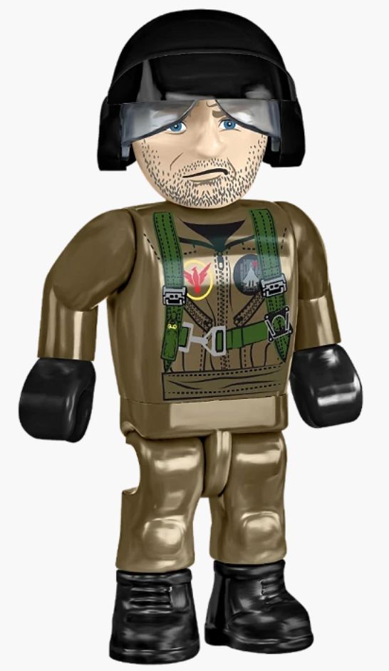 Top Gun SU-57 Felon brick plane model - COBI 5921 - 816 bricks