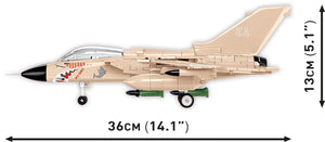 Tornado GR1 "MIG Eater" brick plane model - COBI 5854 - 527 bricks
