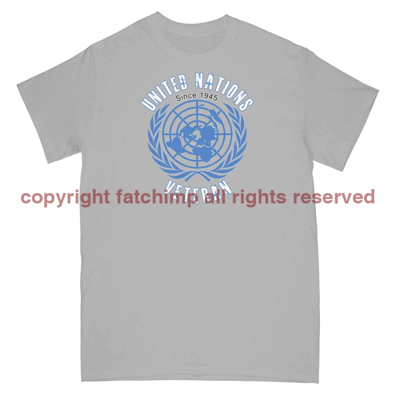 United Nations Veteran Printed T-Shirt