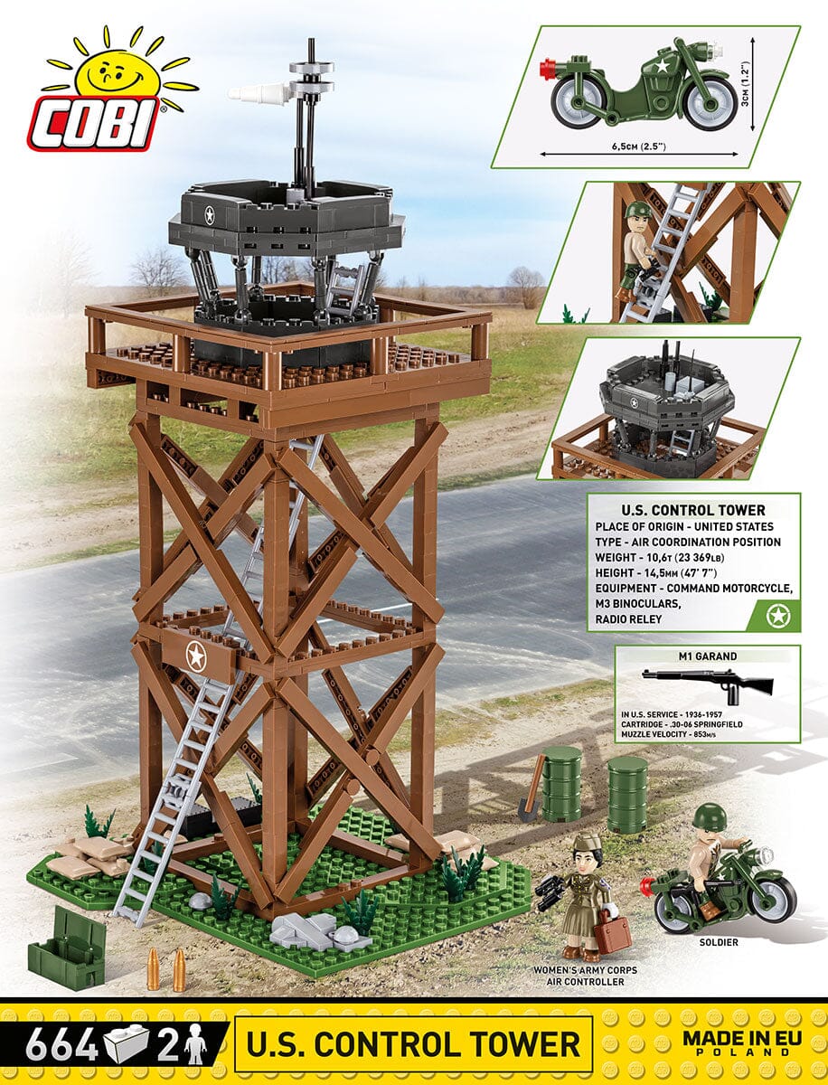 US Control Tower brick model 