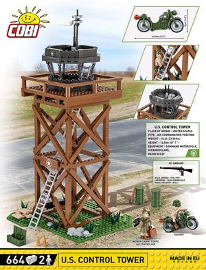US Control Tower brick model 