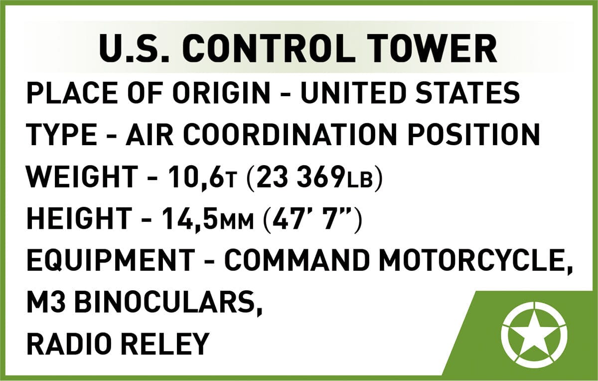 US Control Tower brick model 