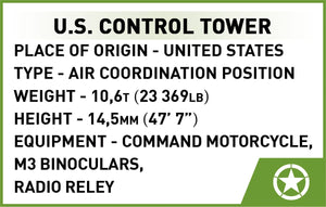 US Control Tower brick model 