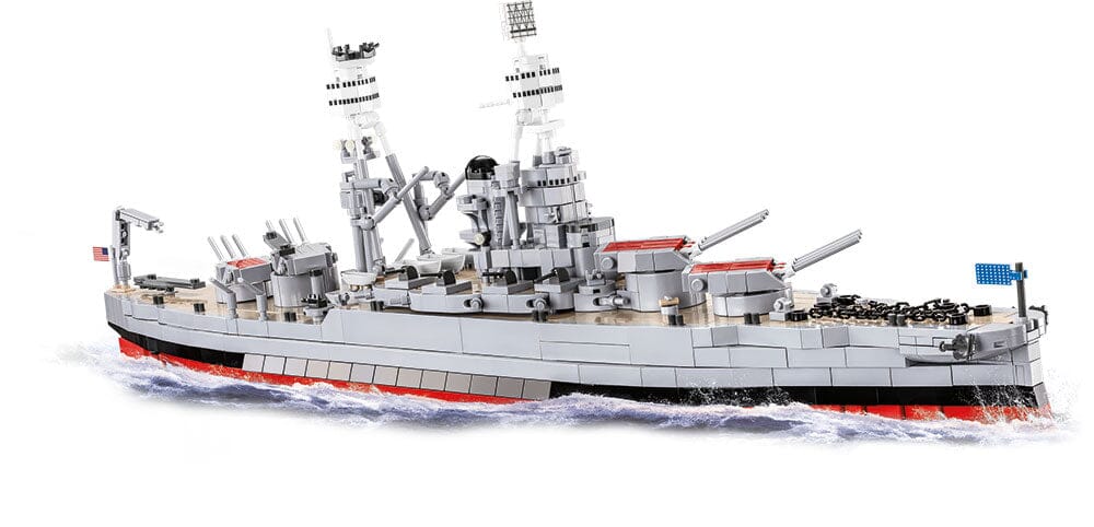 USS Arizona (BB-39) brick model battleship - COBI 4843 - 2046 bricks