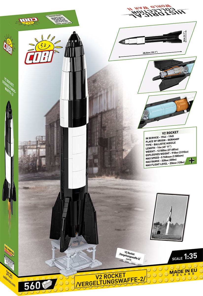 V2 rocket Vergeltungswaffe 2 brick model  