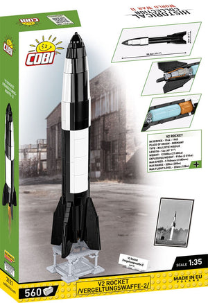 V2 rocket Vergeltungswaffe 2 brick model  