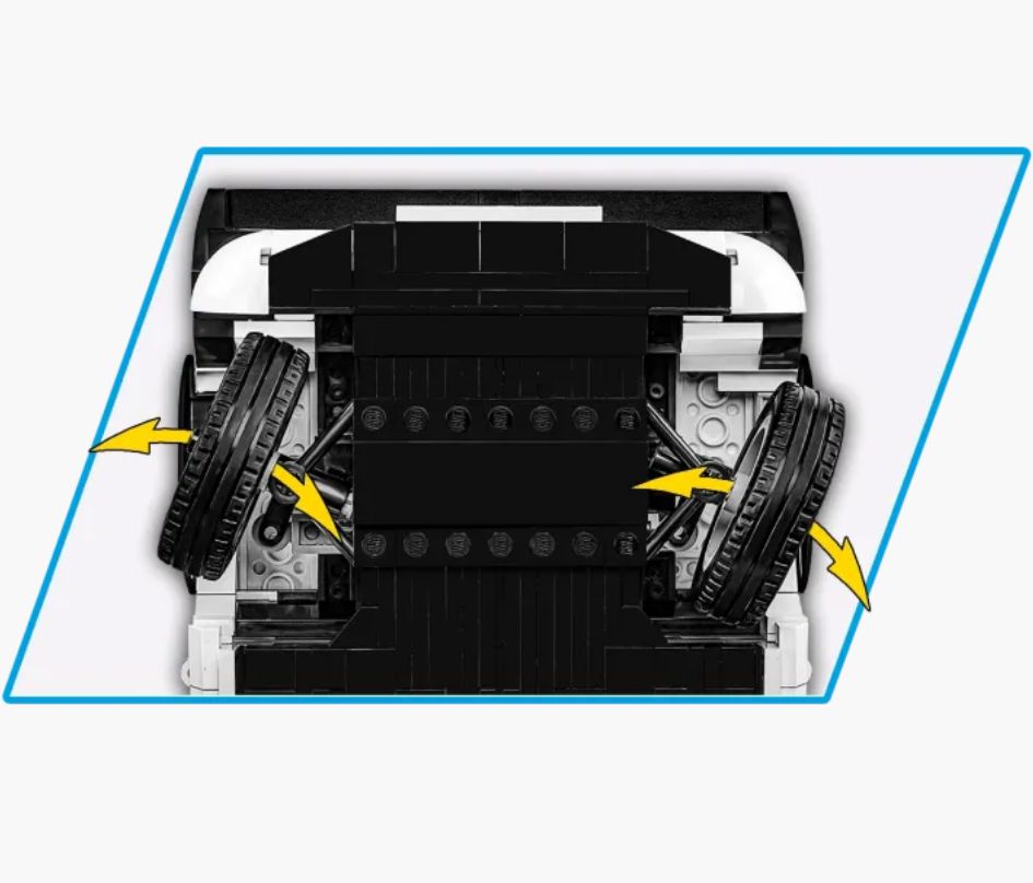Volkswagen Golf GTI car brick model 