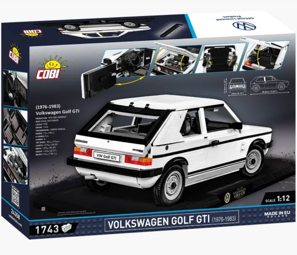Volkswagen Golf GTI car brick model 