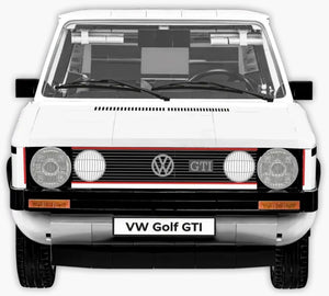 Volkswagen Golf GTI car brick model 