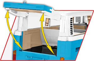 Volkswagen T2a Campervan brick model - COBI 24362 - 2300 bricks