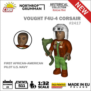 Vought F4U-4 Corsair brick plane model - COBI 2417 - 520 bricks