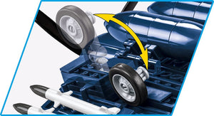 Vought F4U-4 Corsair brick plane model - COBI 2417 - 520 bricks