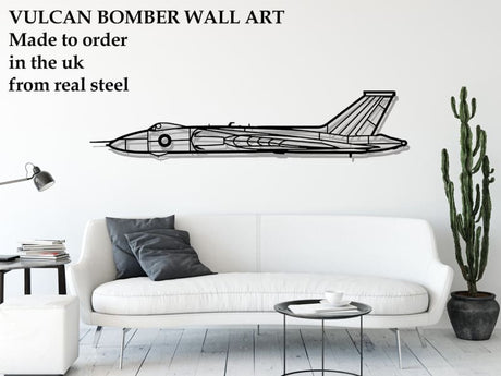 Vulcan Bomber Metal Wall Art