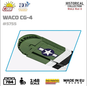 Waco CG-4 brick glider model 