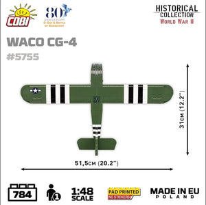 Waco CG-4 brick glider model 
