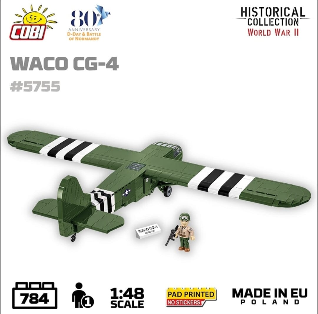 Waco CG-4 brick glider model 