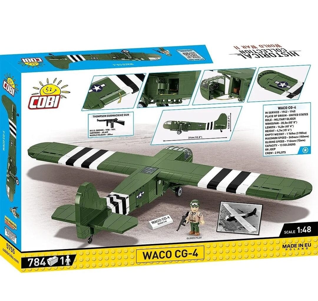 Waco CG-4 brick glider model 