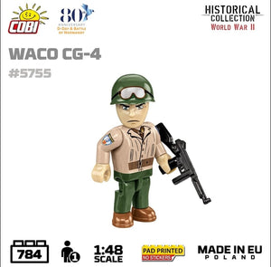 Waco CG-4 brick glider model 