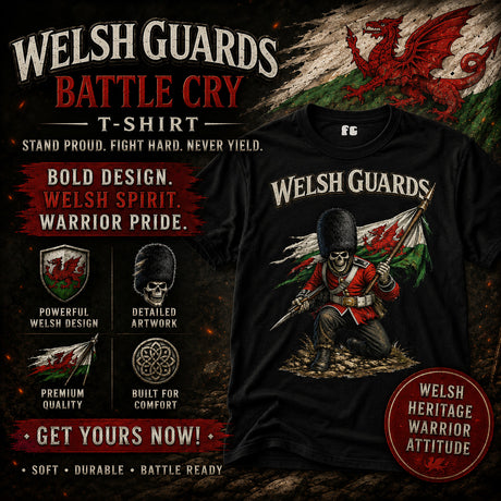 Welsh Guards Battle Cry Printed T-Shirt