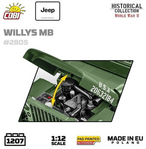 Willys MB brick model Jeep 