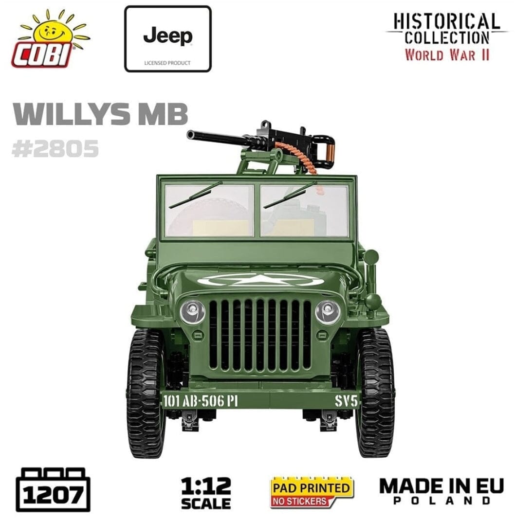 Willys MB brick model Jeep 
