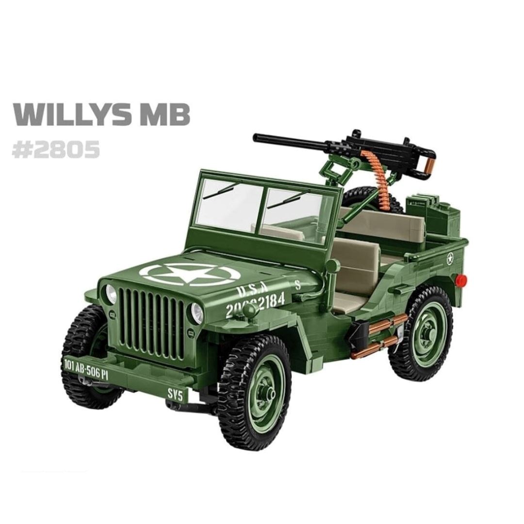 Willys MB brick model Jeep 