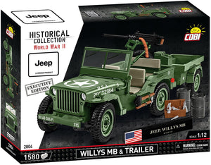 Willys MB COBI brick Jeep model - Executive Edition