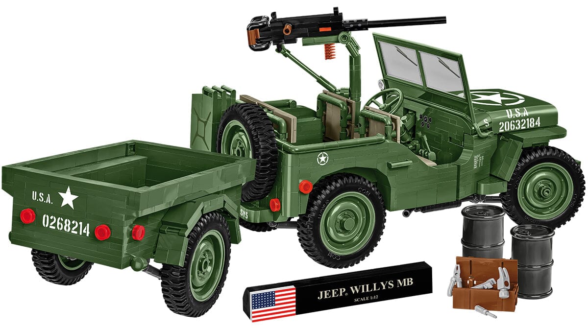 Willys MB COBI brick Jeep model - Executive Edition