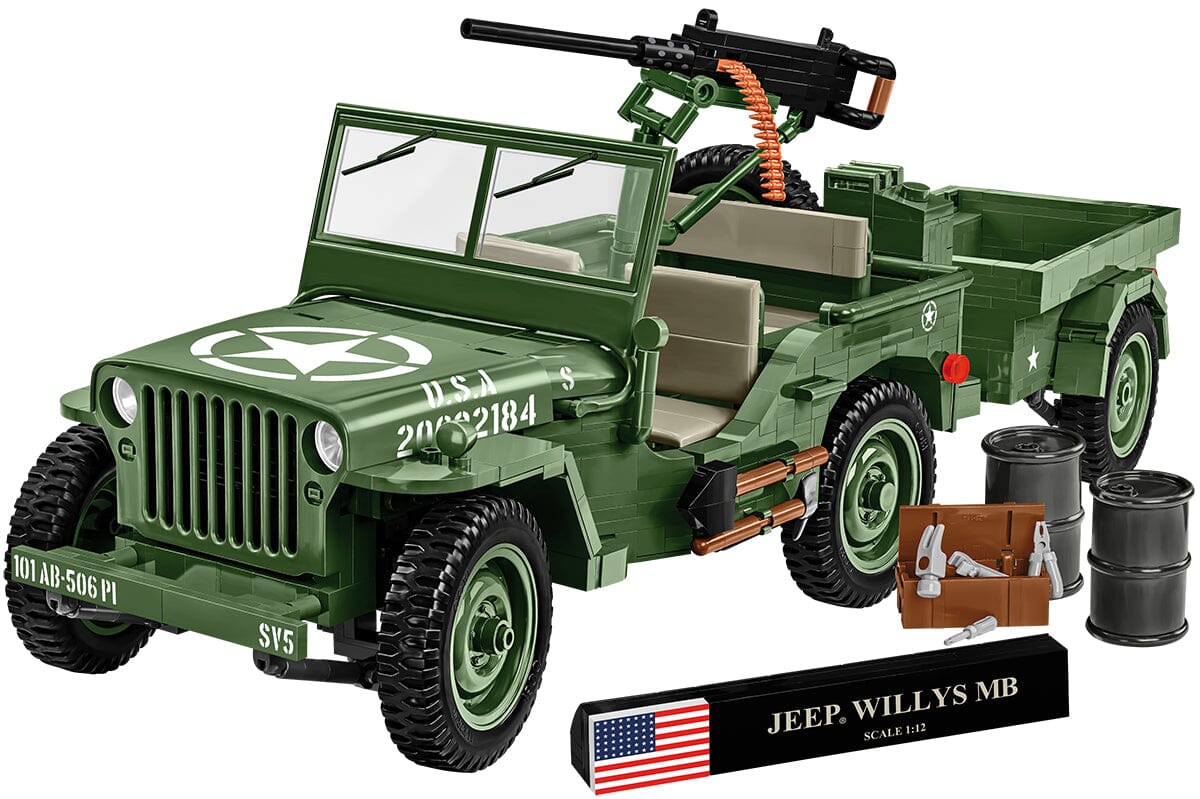Willys MB COBI brick Jeep model - Executive Edition