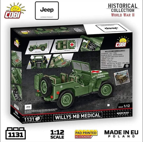 Willys MB Medical COBI 2806 1131 brick Jeep model