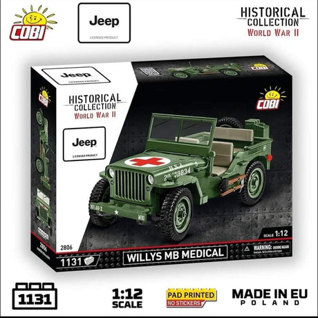 Willys MB Medical COBI 2806 1131 brick Jeep model