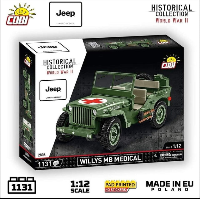 Willys MB Medical COBI 2806 1131 brick Jeep model